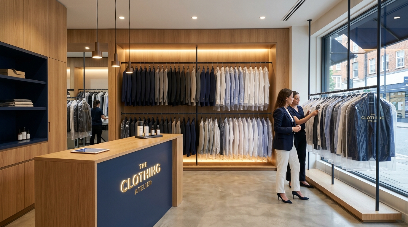 CleanARK Luxury Dry Cleaners Showroom